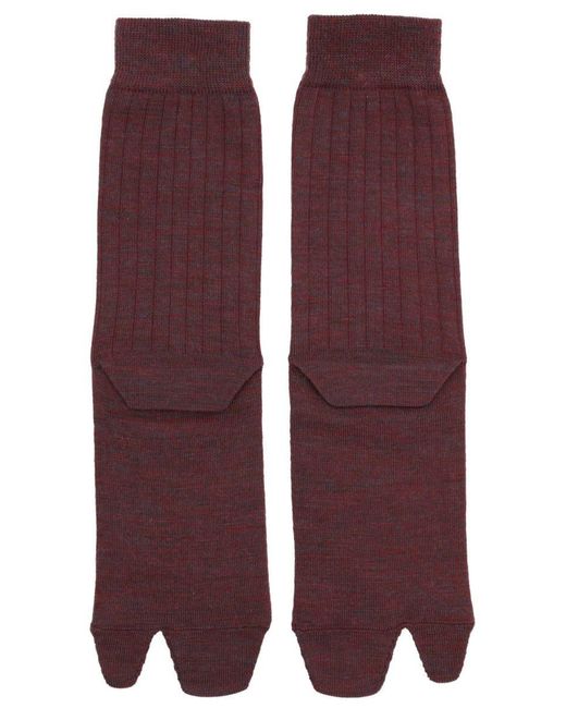 Maison Margiela Purple Socks "Tabi"