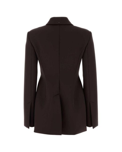 Sportmax Black Aubergine Polyester Blend Bacio1234 Blazer