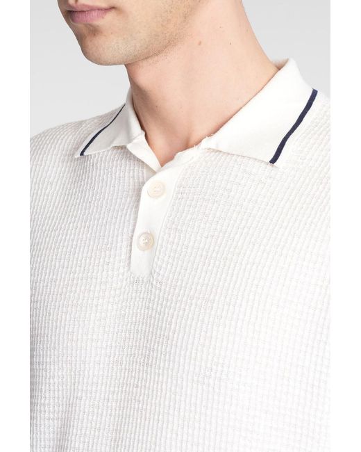 Ballantyne White Polo for men