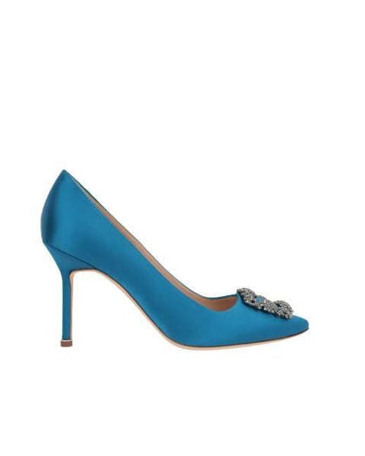 Manolo Blahnik Blue With Heel