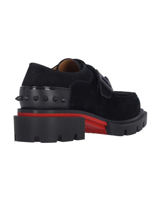 Christian Louboutin Black Flat Shoes for men