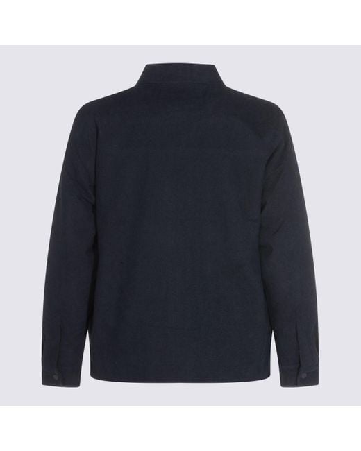 K-Way Blue Dark Shary Corduroy Casual Jacket for men