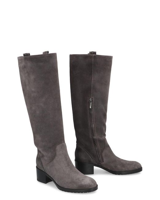 Doucal's Brown Suede Boots