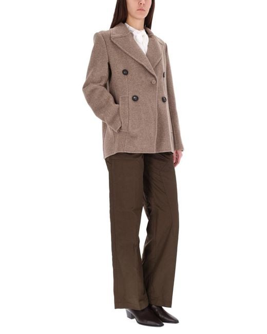 Tory Burch Brown Wide Twill Jacket