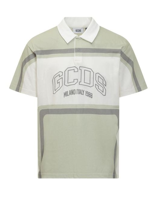 Gcds Gray T-Shirt Polo for men