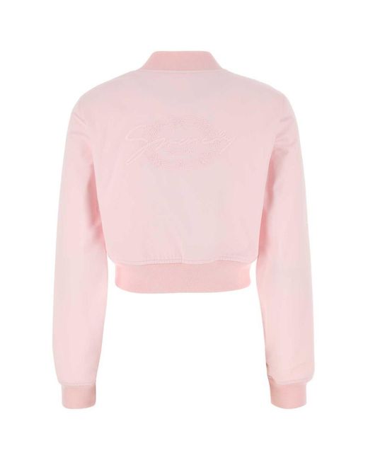 Givenchy Pink Cotton Bomber Jacket