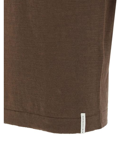 Brooksfield Brown Polo Shirts for men
