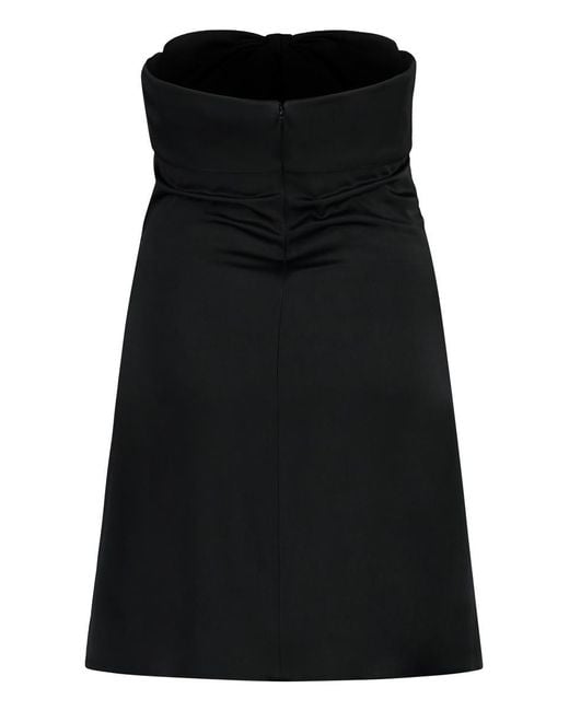 Saint Laurent Black Crepe Dress