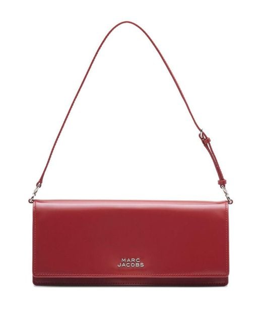 Marc Jacobs Red The Mirror Shoulder Leather Bag