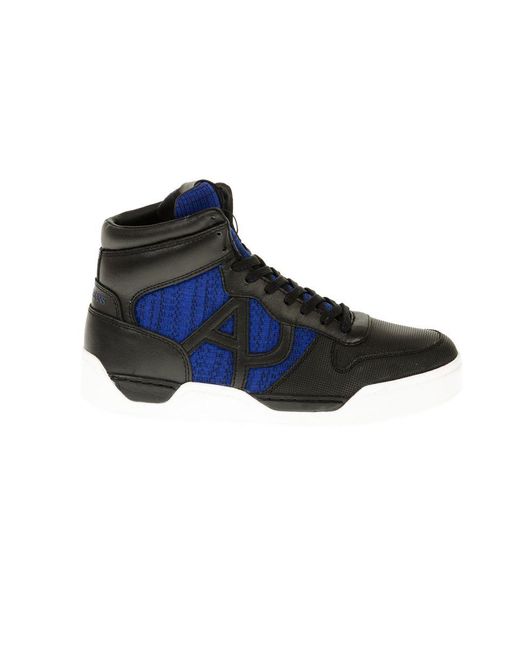 Armani Jeans Blue Ankle Boots Sneaker for men