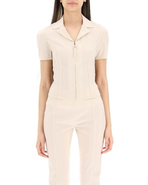 Jacquemus Wool 'la Chemise Tangelo' Top - Save 42% | Lyst