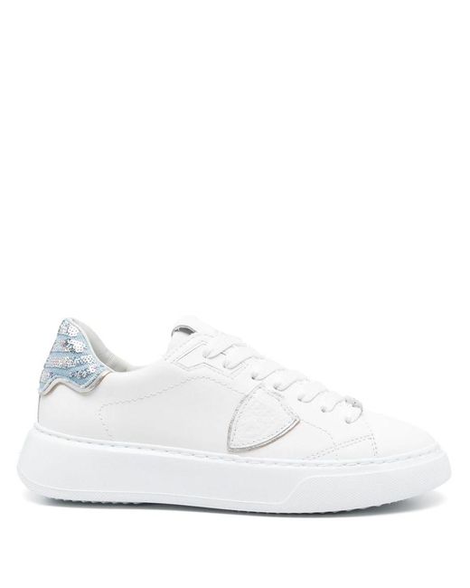 Philippe Model White 'Temple' Sneakers