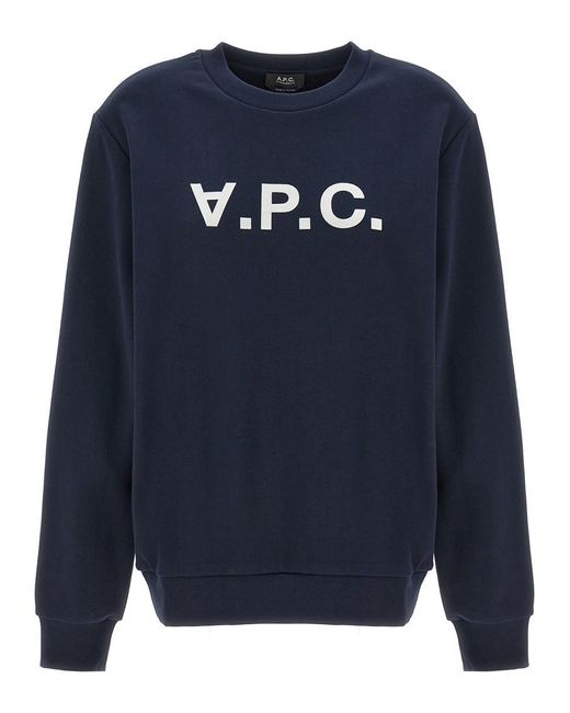 A.P.C. Blue Standard Grand Vpc' Sweatshirt