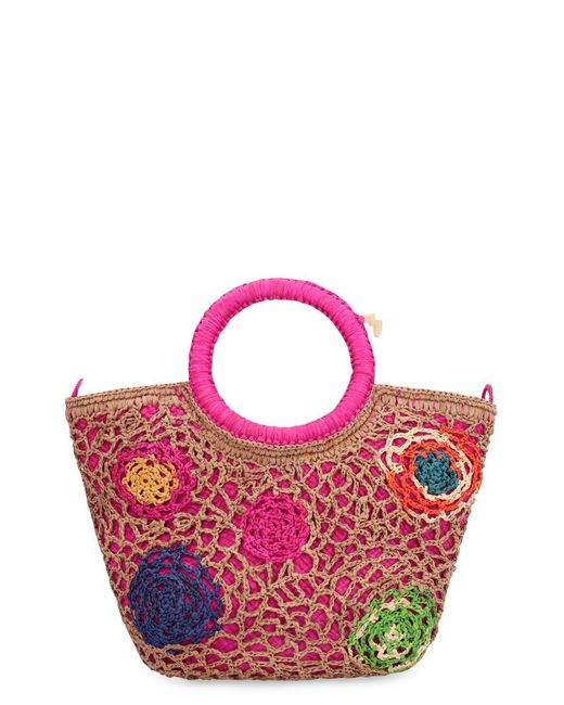 MADE FOR A WOMAN Pink Daddy Fleurs S Handbag