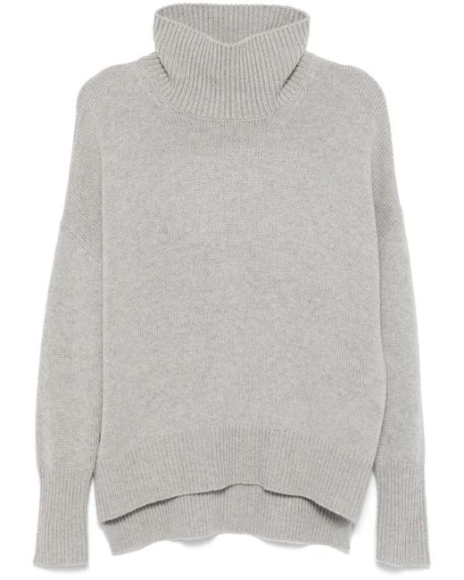 Lisa Yang Gray "heidi" Turtleneck Sweater Clothing