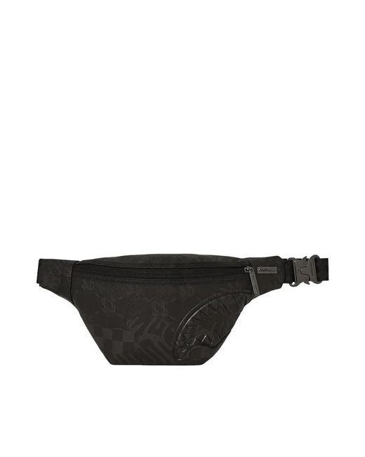 Sprayground Black Waist Bag