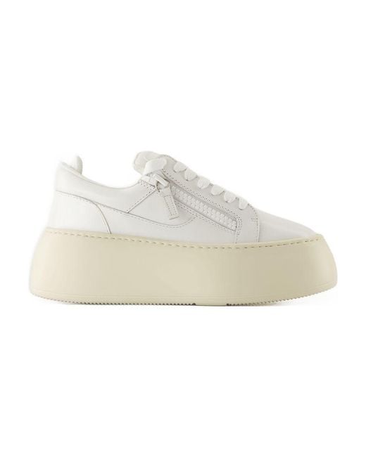 Giuseppe Zanotti White Maxi Sneaker