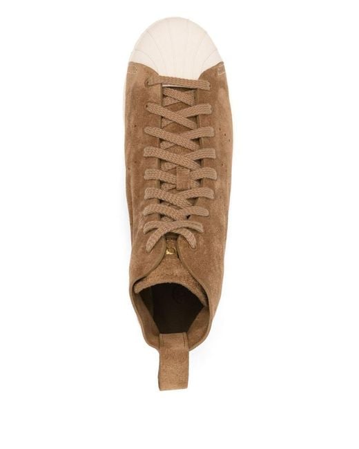 Adidas Originals Brown Superstar Hi Sneakers for men