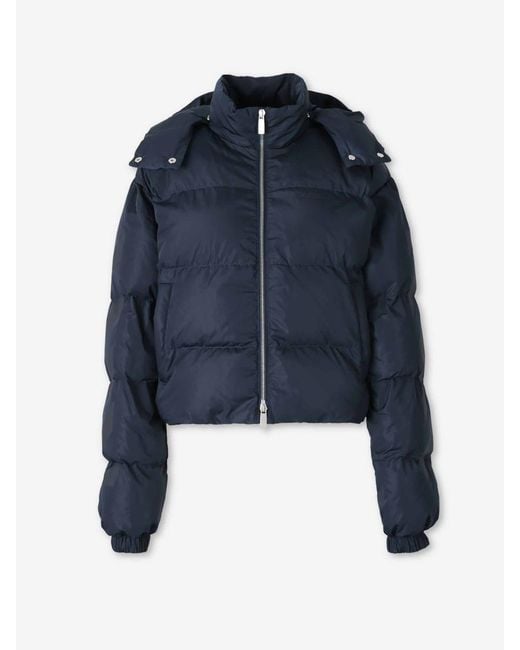 Off-White c/o Virgil Abloh Blue Long Coat