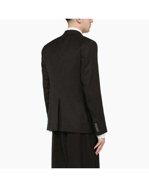 Dolce & Gabbana Black Dolce&Gabbana Oversize Tuxedo Jacket for men