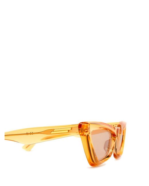 Bottega Veneta Orange Sunglasses
