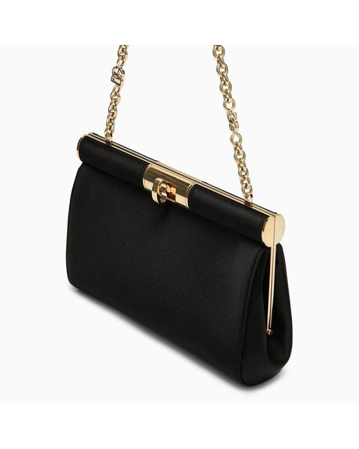 Dolce & Gabbana Black Dolce&Gabbana Small Marlene Shoulder Bag
