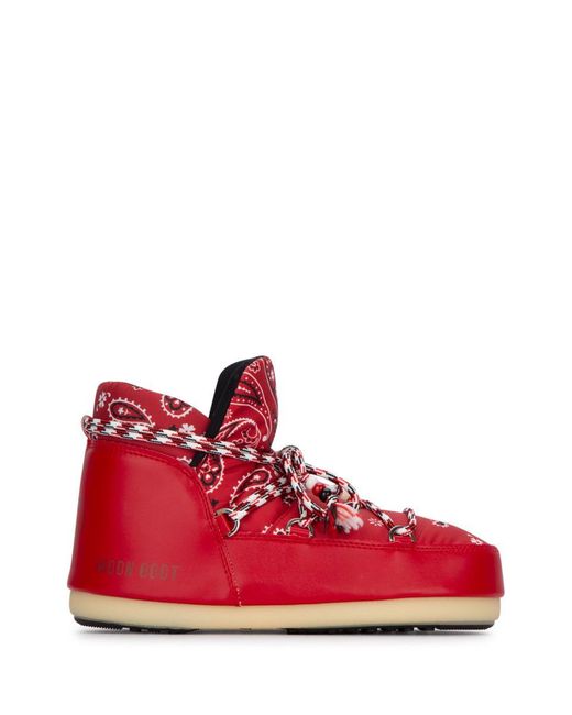 Alanui Red Boots for men