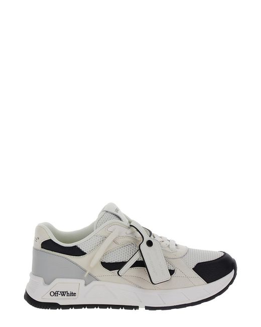 Off-White c/o Virgil Abloh White Off- And Low Top Sneakers With Logo Detail for men