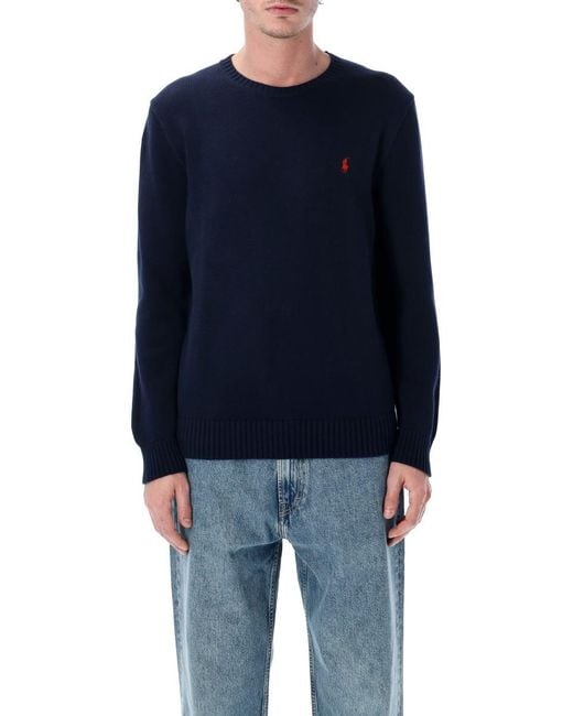 Polo Ralph Lauren Blue Crewneck Sweater for men