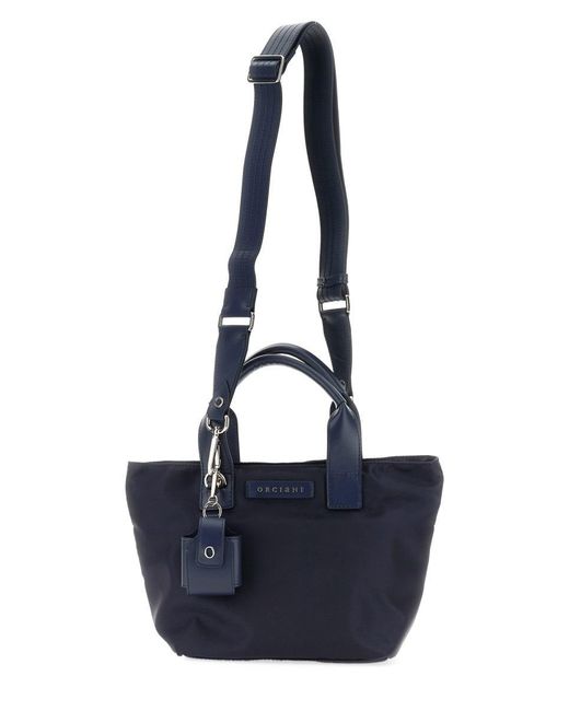 Orciani Blue Smart Ecoline Handbag
