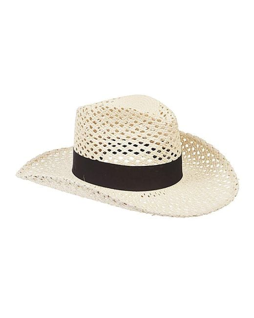 Borsalino White Clint Panama Hat for men