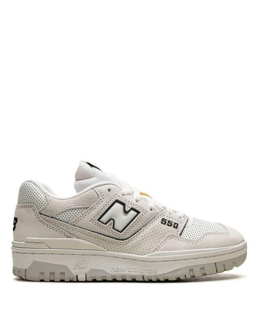 New Balance White 550 "reflection" Sneakers for men
