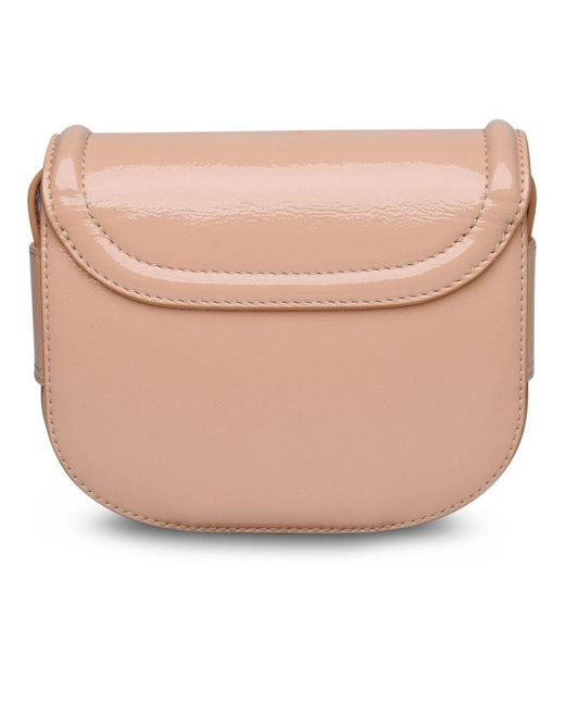 See By Chloé Natural Patent Leather Bag