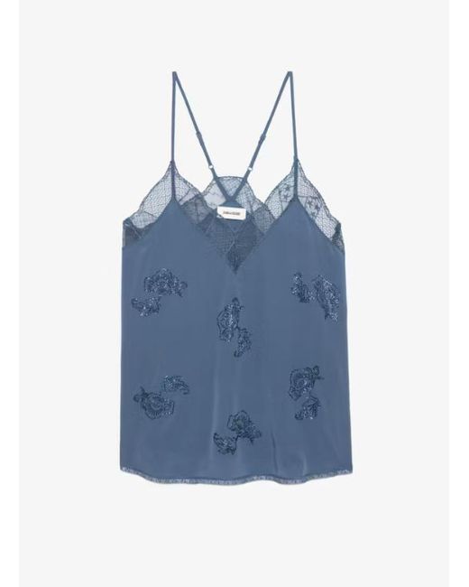 Zadig & Voltaire Blue Top