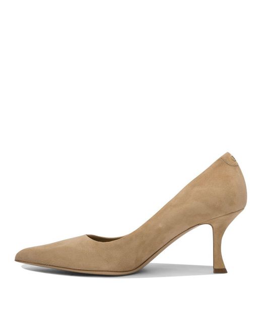 Ferragamo Natural Elegant Heeled Pumps