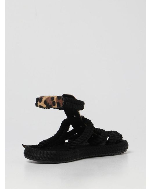 Bohonomad Black Sandals