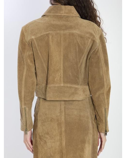 Arma Natural Helen Suede Jacket