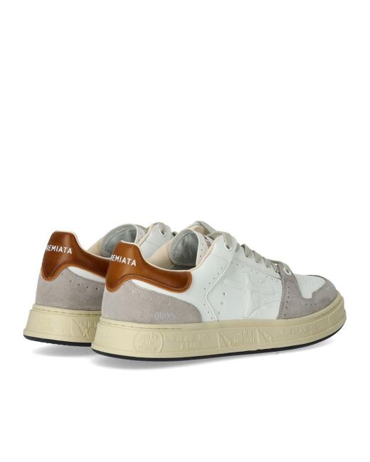 Premiata White Quinn 7322 Sneaker for men