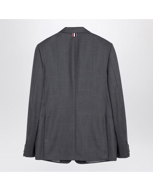 Thom Browne Blue Single-Breasted Jacket In for men