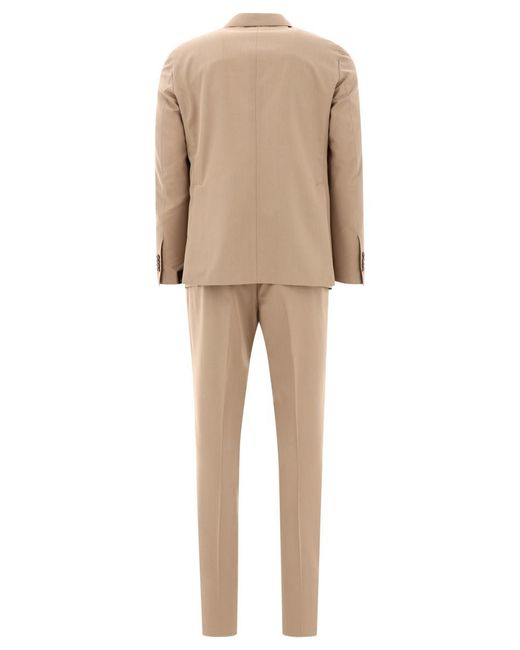 Tagliatore Natural Wool-Blend Single-Breasted Suit for men