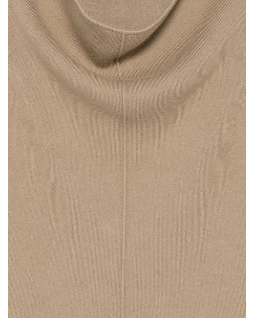 AYA MUSE Natural Off Shoulder Seam Top