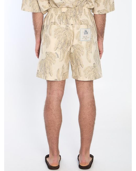 Jacquemus Natural Aloe Bermuda Shorts for men