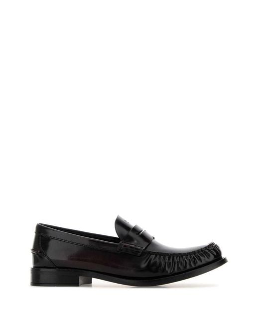 Prada Black Loafers