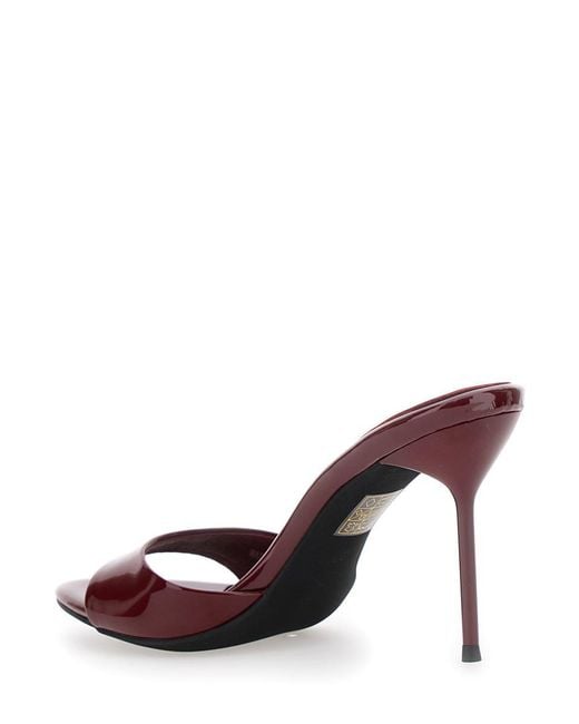 Jeffrey Campbell Brown 'Ce-Soire' Mules With Almond Toe And High Stiletto Heel