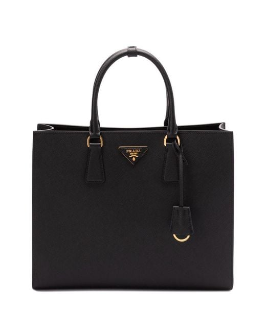 Prada Medium Galleria Tote Bag in Black Lyst Canada