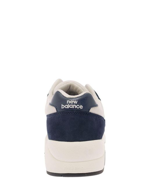New Balance Blue Low Top Sneakers With Logo for men