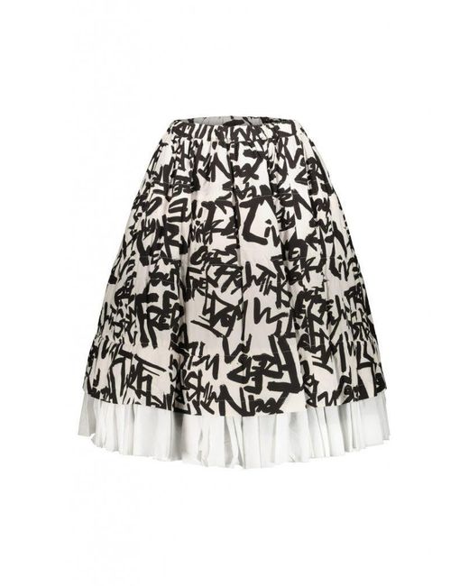 Comme des Garçons Black Comme Des Garçons Multi-layered Midi Skirt Clothing