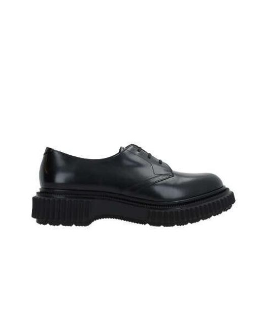 Adieu Black Flat Shoes for men