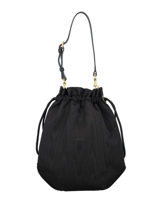 Vivienne Westwood Moire Drawstring Pouch Set in Black | Lyst