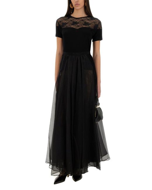 Nina Ricci Black "Voluminous" Maxi Skirt